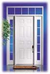 Wood + Decorative Glass Door 4