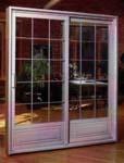 Decorative Wood and Glass Door 5