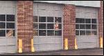 Garage door - Commercial Wood+Glass Overhead Garage Door