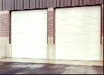 Garage Door -Commercial Plain White Overhead Door