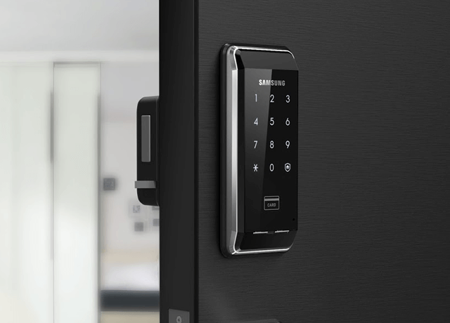 GIFSIN Smart Home Door Lock Keyless Entry Door Lock Home Biometric Fingerprint Lock Electric Handle Door Lock/Black